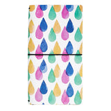 Maxbell PU Leather Cover Travel Notebook Travel Journal Diary Note Book Water drop