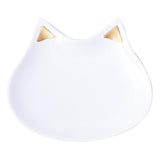 Maxbell Cute Cat Shape Dish Tray Plate Earrings Necklace Jewelry Display Organizer