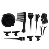 Maxbell 23pcs Hair Dye Coloring Tools Kit- Salon Hair Tint Bowl Brush Comb Clips Set