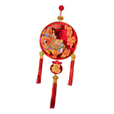 Maxbell Chinese New Year Hanging Decoration for Living Room Farmhouse Happy New Year Style A