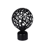 Max 1 Piece Retro Curtain Pole Rod Finials Ends Heads 28mm A Style Black - Aladdin Shoppers