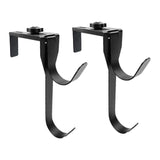 Maxbell Swimming Pool Pole Hangers Iron Holder Set for Nets Brushes Telescopic Poles 2 pieces