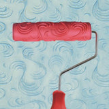 Max Maxb 7-Inch Assorted Embossed Pattern Painting Roller with Plastic Handle 15