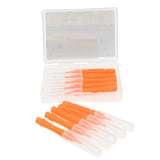 Max 1 Fonts Interdental Brush Toothbrush Gap Brush Cleaning Teeth Tool Orange