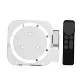 Maxbell Plastic Remote Control Cover Mount Holder for Apple TV6  White Black
