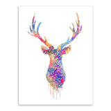 Maxbell 50x70cm Nordic Elk Modern Art Oil Painting Canvas Picture Wall Decor #1