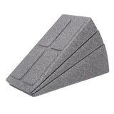 Maxbell 3Pcs Squat Wedge Block Foot Stretcher Slant Board for Yoga Sports Ankle Foot Gray
