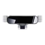 Maxbell Mini Car Vent Phone Holder Gravity Universal Hands Free Easily Clamp Bracket Argent
