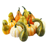 Maxbell Foam Pumpkins DIY Decoration Simulation Halloween for Dining Table 12pcs Multicolor