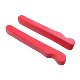 Maxbell 2Pieces Simple Stylish Stop Things Dropping Car Seat Gap Filler for Car Red