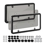 Maxbell American License Plate Frame with Screws Auto Accessory for Auto Truck Grey