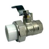 Maxbell Brass Ball Valve PPR Pipe Hot Melt Hose Fitting  Switch 20mm Female Thread