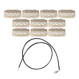 10x Face Lifting Patch Tape with Clip V line Kit for Woman Beige