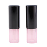 Max 2pcs Empty Glass Pump Spray Bottle for Perfum Toner Amber Atomizer Pink 5ml