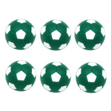 Maxbell 6pcs 32mm Table Soccer Football Foosball Balls Fussball Replacement Green