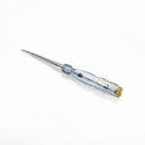 Maxbell Clear Plastic Nonslip Handle Slotted Tip Voltage Test Pencil AC 100-500V