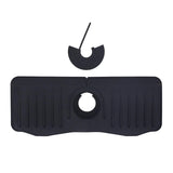 Maxbell Faucet Absorbent Mat Easy to Use Machine Washable Reuseable Soft Durable black