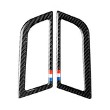 Maxbell Carbon Fiber Air Outlet Vent Trim Sticker for Ford Mustang 2015 2016 2017