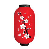 Maxbell Japanese Style Lantern Hanging for Spring Festival Restaurant Birthday RedBottom BigFlower