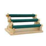 Maxbell Freestanding Rings Display Holder Showcase Holder for Home Tabletop Green