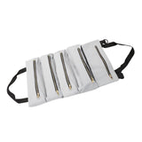 Maxbell Small Tool Bag Wrench Tools Pouch Roll up Tool Bag for Carpenter Plumber grey