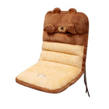 Maxbell Cute Chair Seat Cushion Waist Rest Cushion Desk Chair Cushion Brown and Yellow