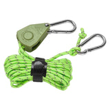 Maxbell Ratchet Hanger Rope Hanger Fast Locking Non Slip Secure Heavy Duty Wind Rope Green