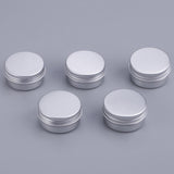 Max 5 Pieces Aluminum Cosmetic Pot Lip Balm Jar Containers Oil Wax Empty 40ML