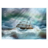 Maxbell Fish Tank Landscape Poster Fish Tank Wall Background Decor Picture 76x46cm