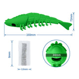 Maxbell Kitten Toothbrush Catnip Toy Chew Toy Durable Rubber for Pet Interactive Toy Red