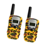 Maxbell Kids Walkie Talkie Long Distance 3km for 3-12 Years Old Boys Girls Outside Yellow