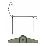 Maxbell Picnic Folding Lamp Pole with Stake Lantern Pole Iron Hanger Multifunctional 5 Pieces