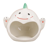 Maxbell Pet Ceramic Hamster Bedding Hideout Nest Adorable Appearance Easily Clean Dinosaur
