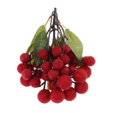 Max Artificial Fruits Decor Lifelike Fake Simulation Fruit Red Bay