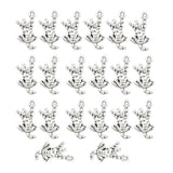 Maxbell 20pcs DIY Handmade Crafts Vintage Alloy Jewelry Accessories Kitten Pendants