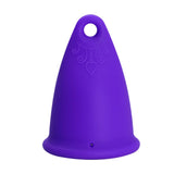 Maxbell Women Menstrual Cup Reusable Soft Cups for Travel Food Grade Silicone Purple