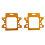 Max 2x Aluminum Rear Gear Box Mount for HSP 94103 94123 94111 94107 94108 Golden