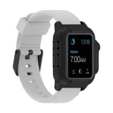 Maxbell 42mm Protective Case Watch Band Strap for Apple Watch iWatch 321 Black+White