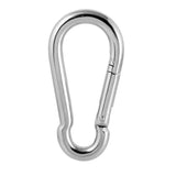 Maxbell Camping Climbing 304 Stainless Steel Carabiner Quickdraw Clip Snap 8cm