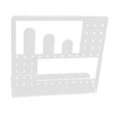 Maxbell Acrylic Earring Holder Stand Organizer Storage for Showroom Rings Necklaces Clear