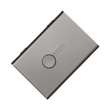 Maxbell Business Card Holder Case Metal Pocket Card Holder Name Card  Gray