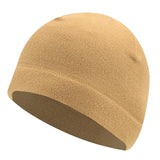 Maxbell Windproof Skull Hat Men Lightweight Winter Beanie for Basketball Hiking Khaki