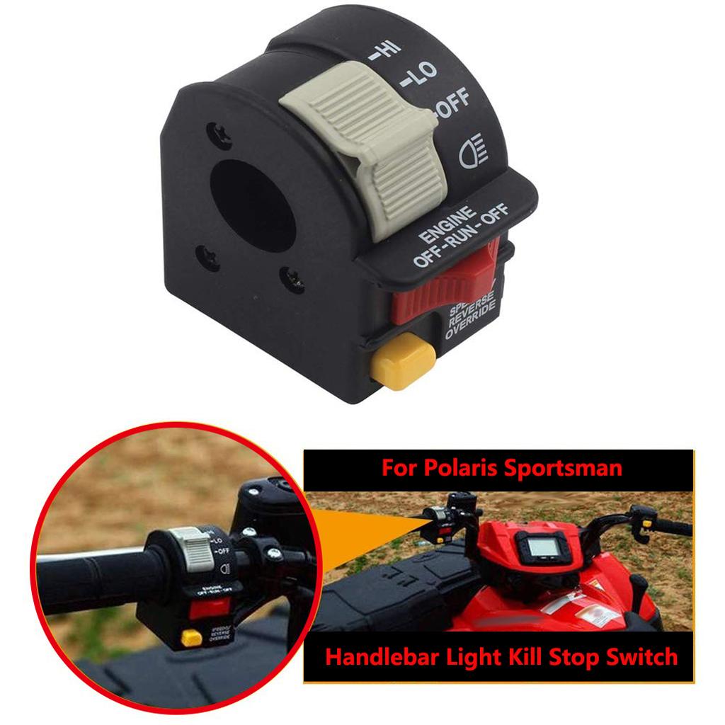 Maxbell Handlebar Light Kill Stop Switch For Polaris Sportsman 2001-05 Hi Lo Beam