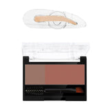 Maxbell Women Adjustable Instant Eyebrow Powder Brow Shape Set Powder 05 and Stamp