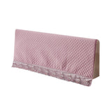 Max Stretchable Bed Headboard Slipcover Bedhead Dustproof Cover Protector 120cm Pink