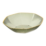 Maxbell Resin Serving Dish Wedding and Party Plates for Home Table Centerpiece Decor LIght Green
