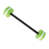 Maxbell Water Dumbbells Pool Exercise EVA Aquatic Barbell for Men Women Water Sports Green Standard