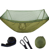 Maxbell Camping Hammock with Mosquito Net for Outdoor Hiking Travel Backyard  ArmyGreen