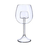 Maxbell Creative Red Wine Glass Set with Built in Aerator Western Restaurant Style B