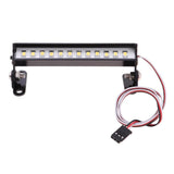 Max 93mm Length 12 Leds Roof Lights Bar for 1/16 1/12 RC Trucks C White